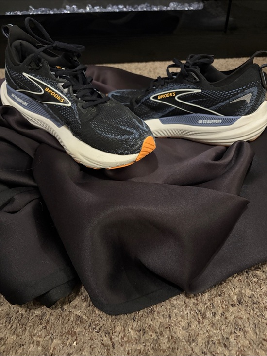 Brooks Other - Brooks Men’s Black, Blue & Orange Mesh Running Sneakers